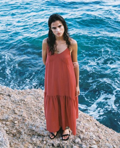 Vestido maxi fluido - Imagen 2