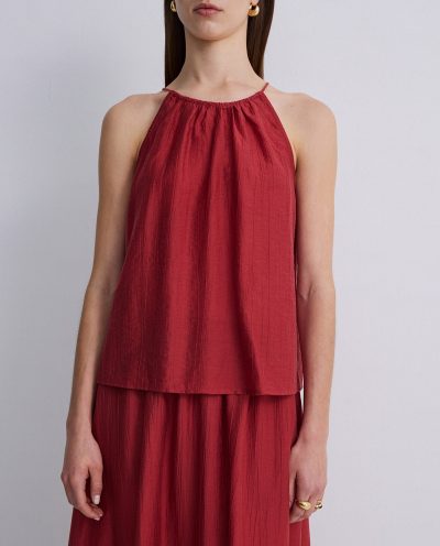 Top cuello halter lyocell - Imagen 4