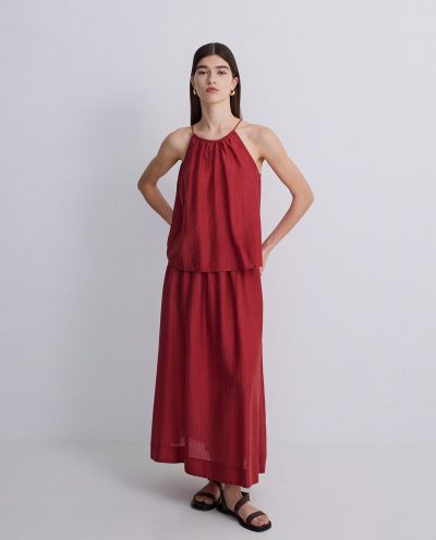 Top cuello halter lyocell - Imagen 5