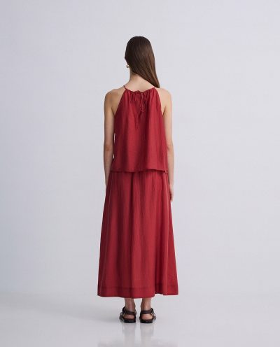 Top cuello halter lyocell - Imagen 6