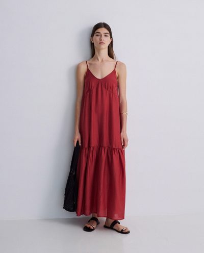 Vestido maxi fluido - Imagen 3