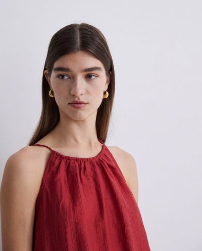 Top cuello halter lyocell - Imagen 7