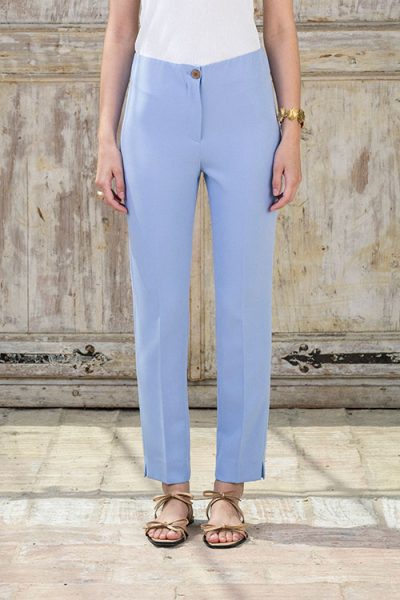 Pantalón clásico celeste - Imagen 3