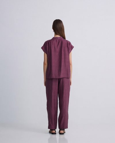 Pantalón wide leg ondulaciones - Imagen 5