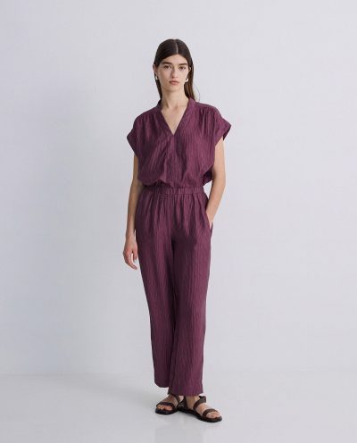 Pantalón wide leg ondulaciones - Imagen 9