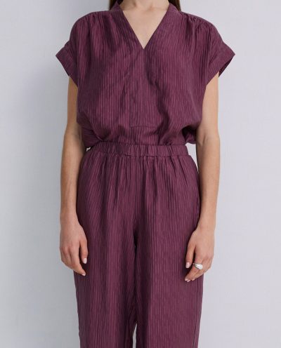 Pantalón wide leg ondulaciones - Imagen 6