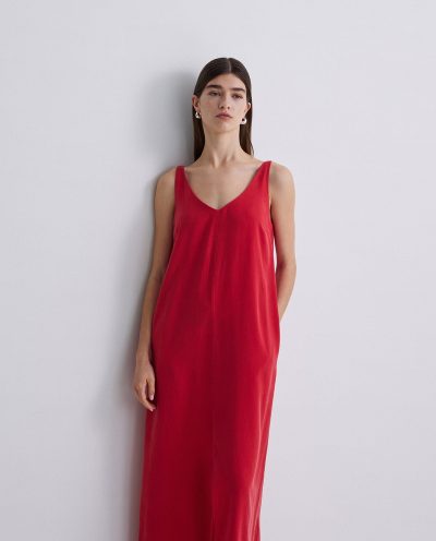 Vestido de tirantes con bolsillos - Imagen 3