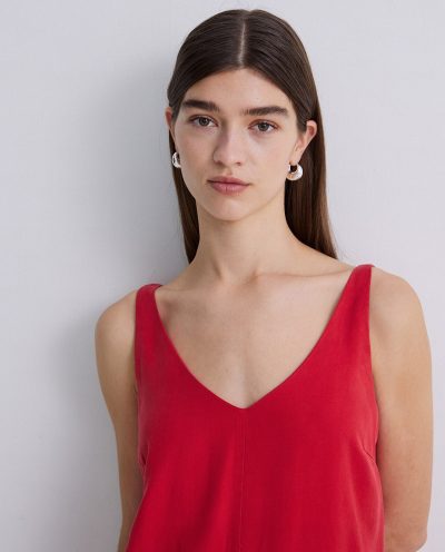 Vestido de tirantes con bolsillos - Imagen 7