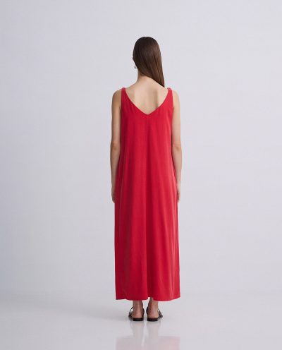 Vestido de tirantes con bolsillos - Imagen 4