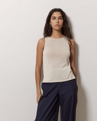 Top escote redondo Verde Matcha - Imagen 3