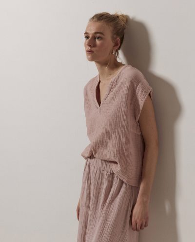 Blusa doble gasa - Imagen 3