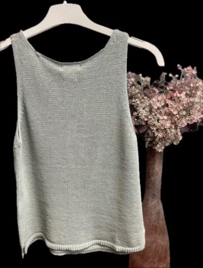 Top escote redondo Verde Matcha - Imagen 2