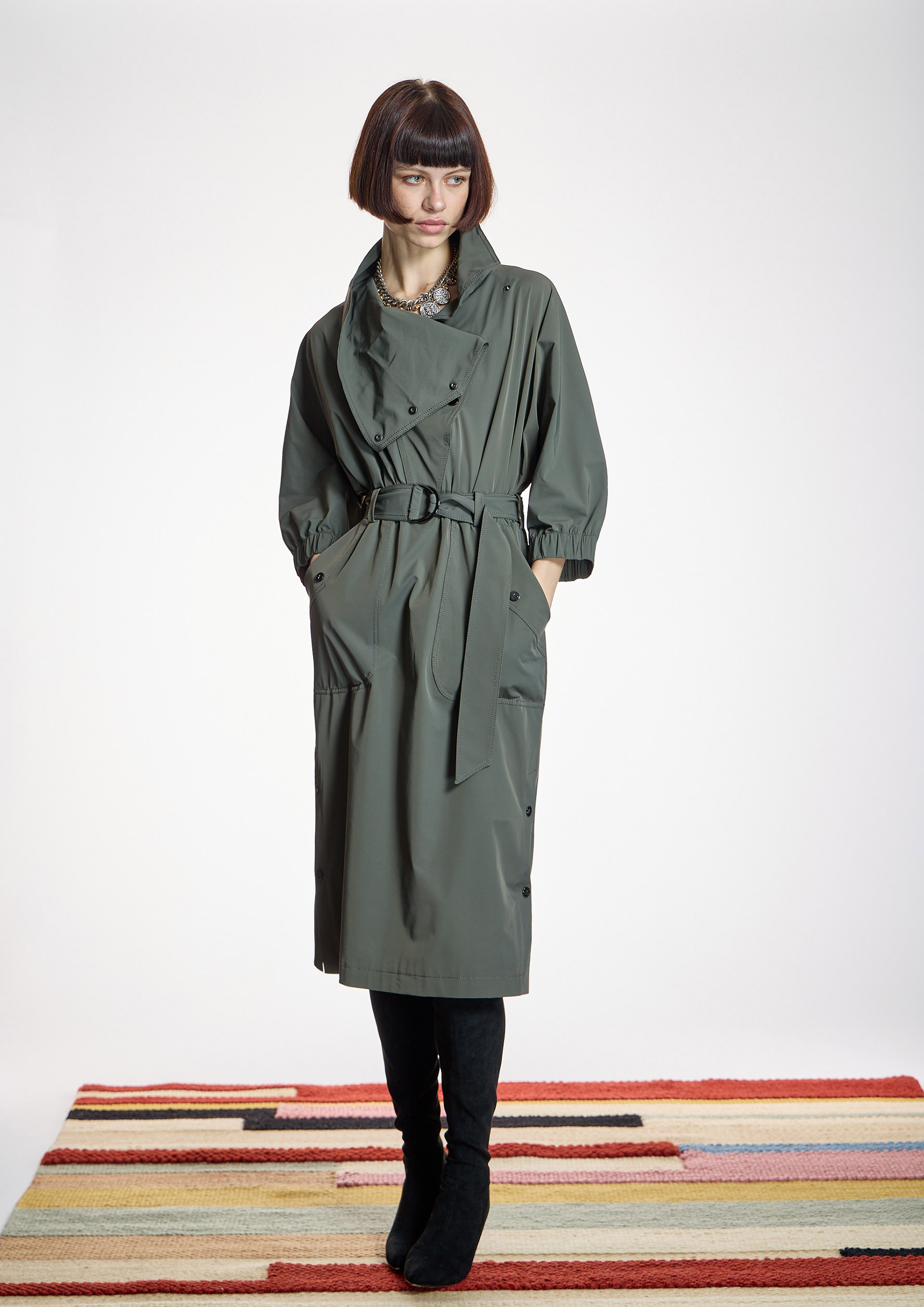 ALBA CONDE - Vestido tipo tench