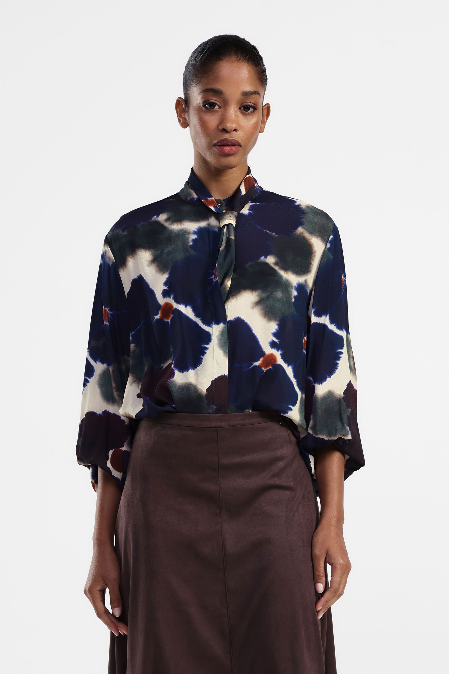 DIXIE - Camisa estampada mangas largas