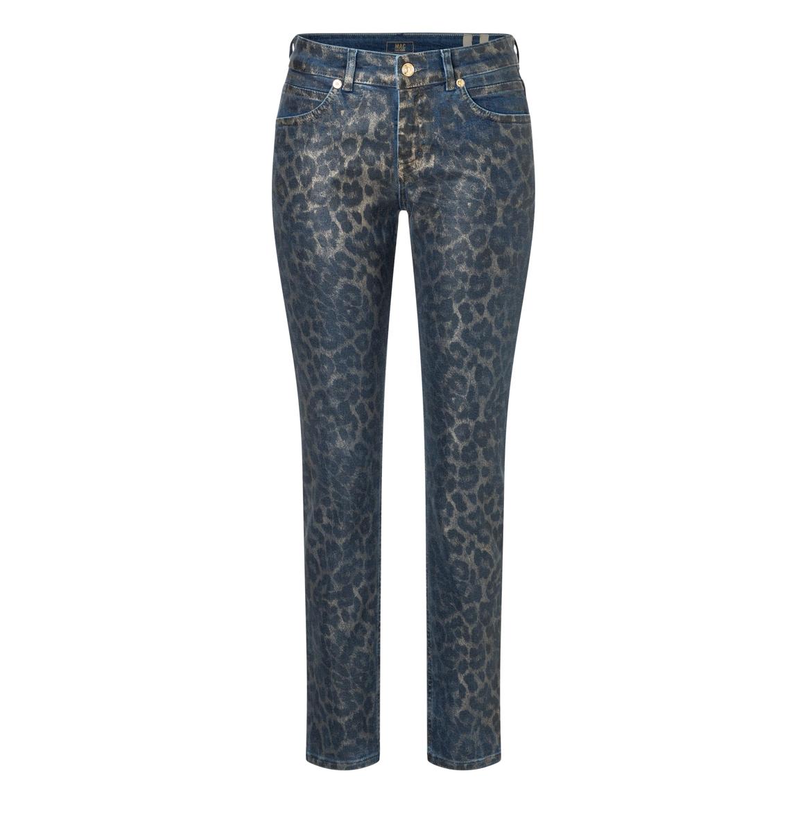 MAC - Jeans con estampado de leopardo