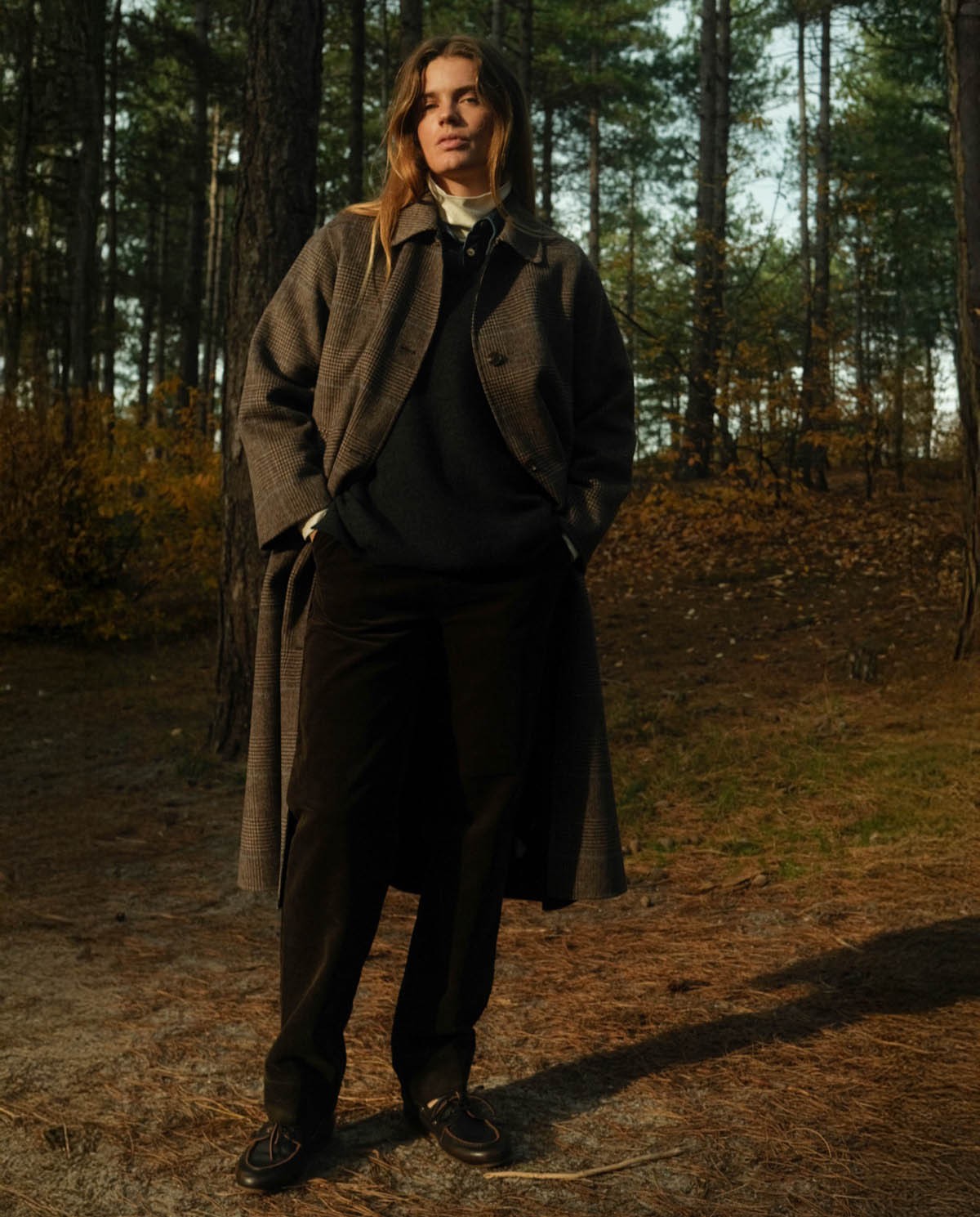 YERSE - Abrigo largo handmade mezcla lana