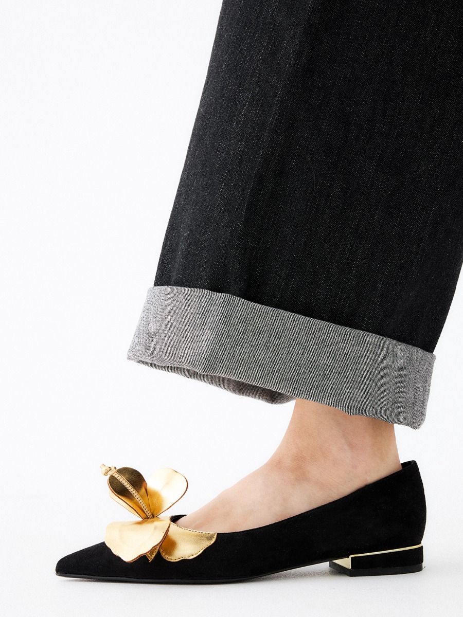 ÉXE Shoes - Bailarinas fabric negro