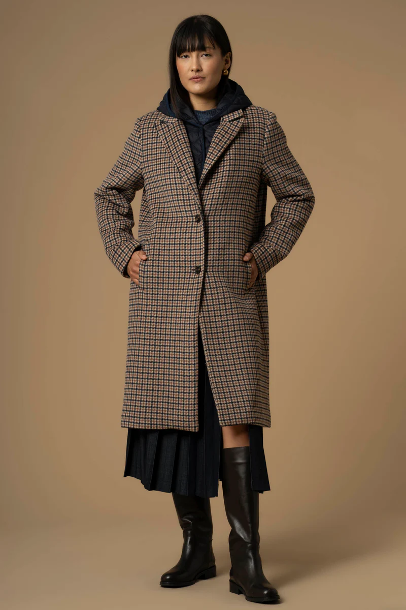 KOCCA - Abrigo pied-de-poule