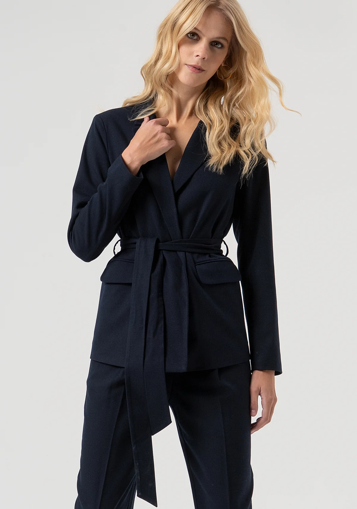 FRACOMINA - Blazer de corte regular y botonadura sencilla - Imagen 2