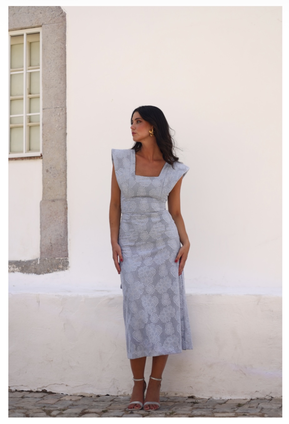 MAGNOLIA KOBUS - Conjunto top y falda bordado - Barú