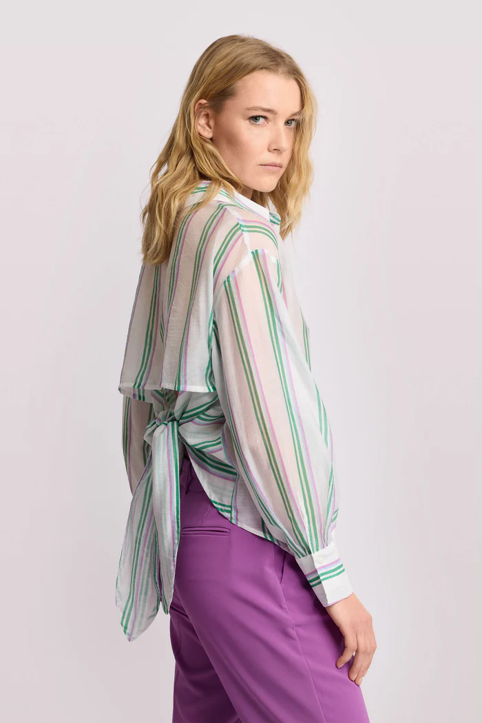 KOCCA - Camisa de rayas con lazada - Camisa CIDALA