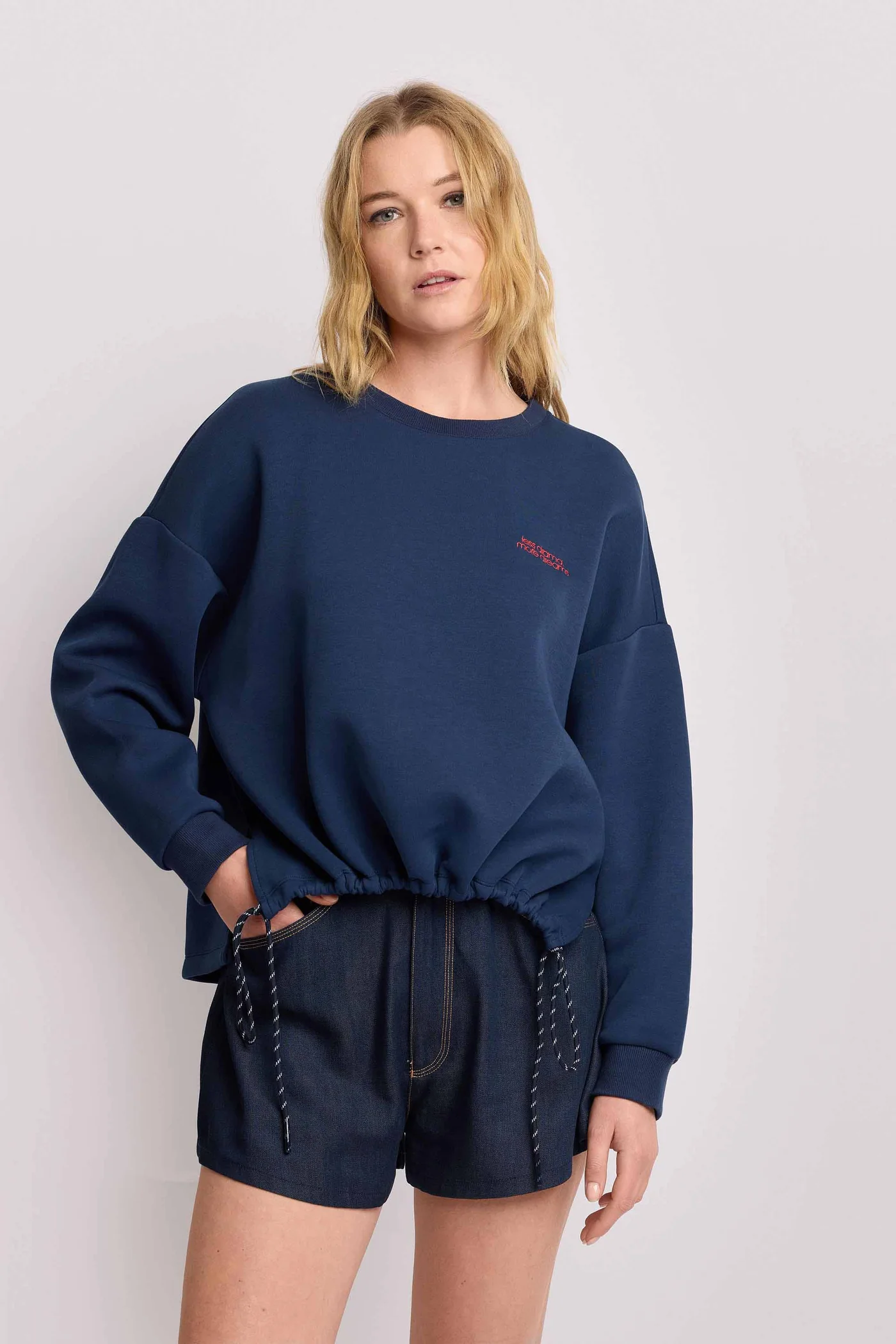 KOCCA - Sudadera boxy con cordones - Sudadera NERIN