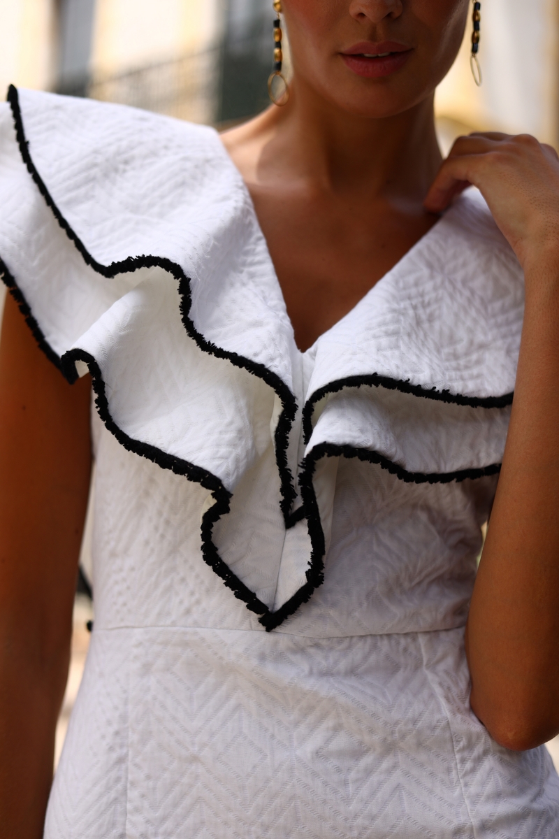 MAGNOLIA KOBUS - Vestido blanco - Lajas - Imagen 2