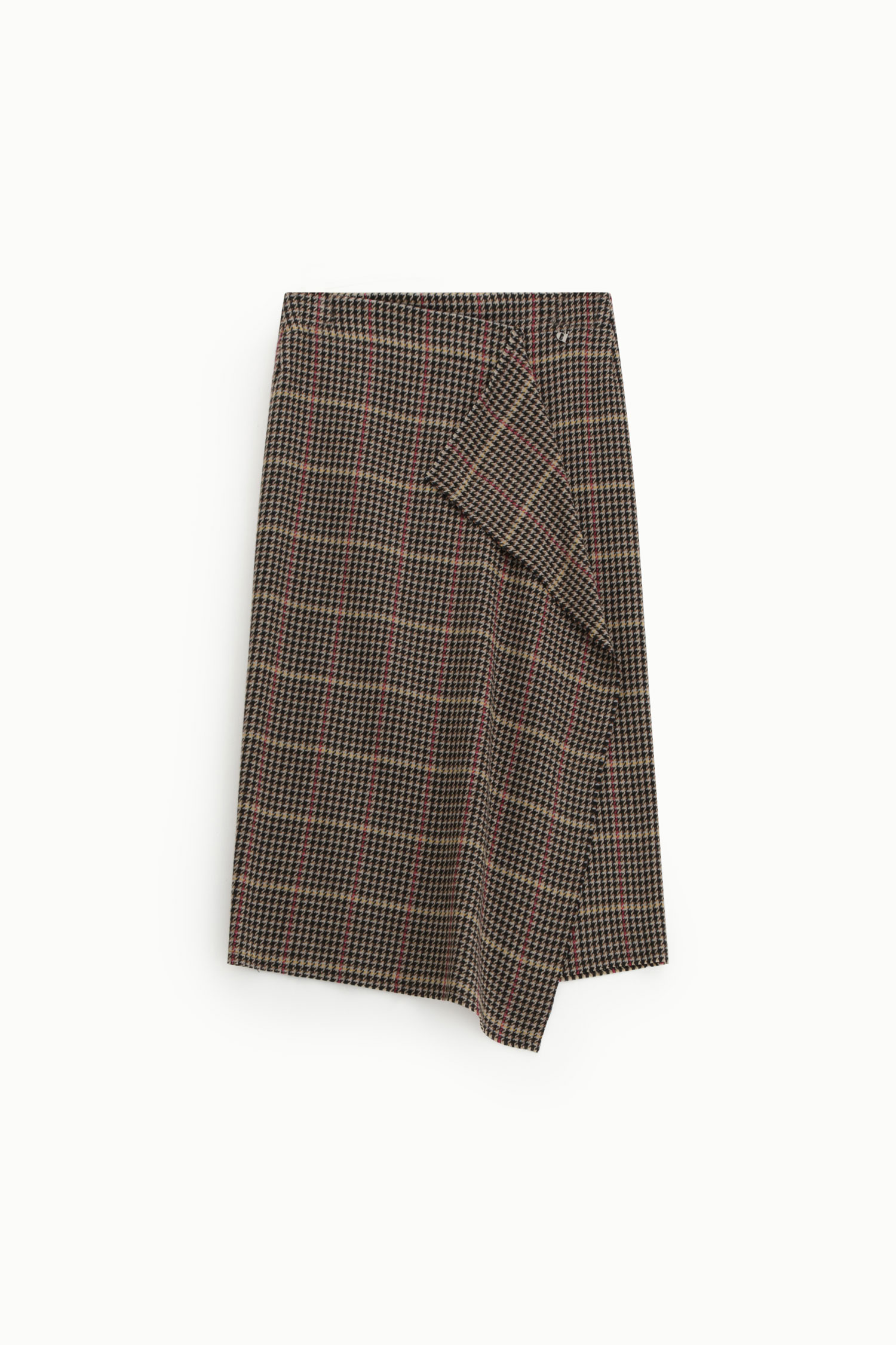DIXIE · Falda midi de pata de gallo - Imagen 4