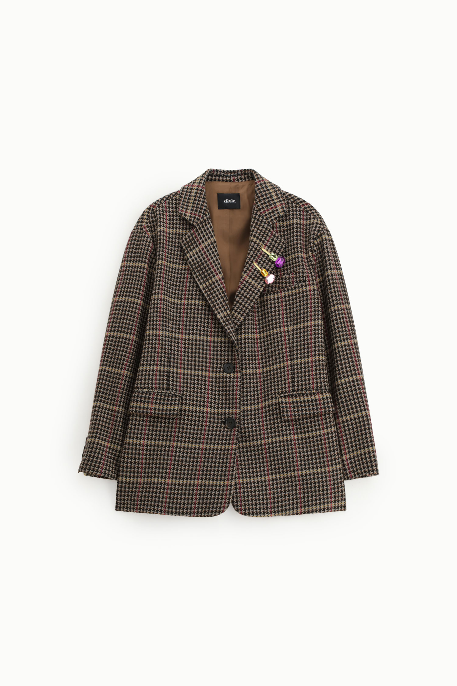 DIXIE · Blazer de pata de gallo - Imagen 4
