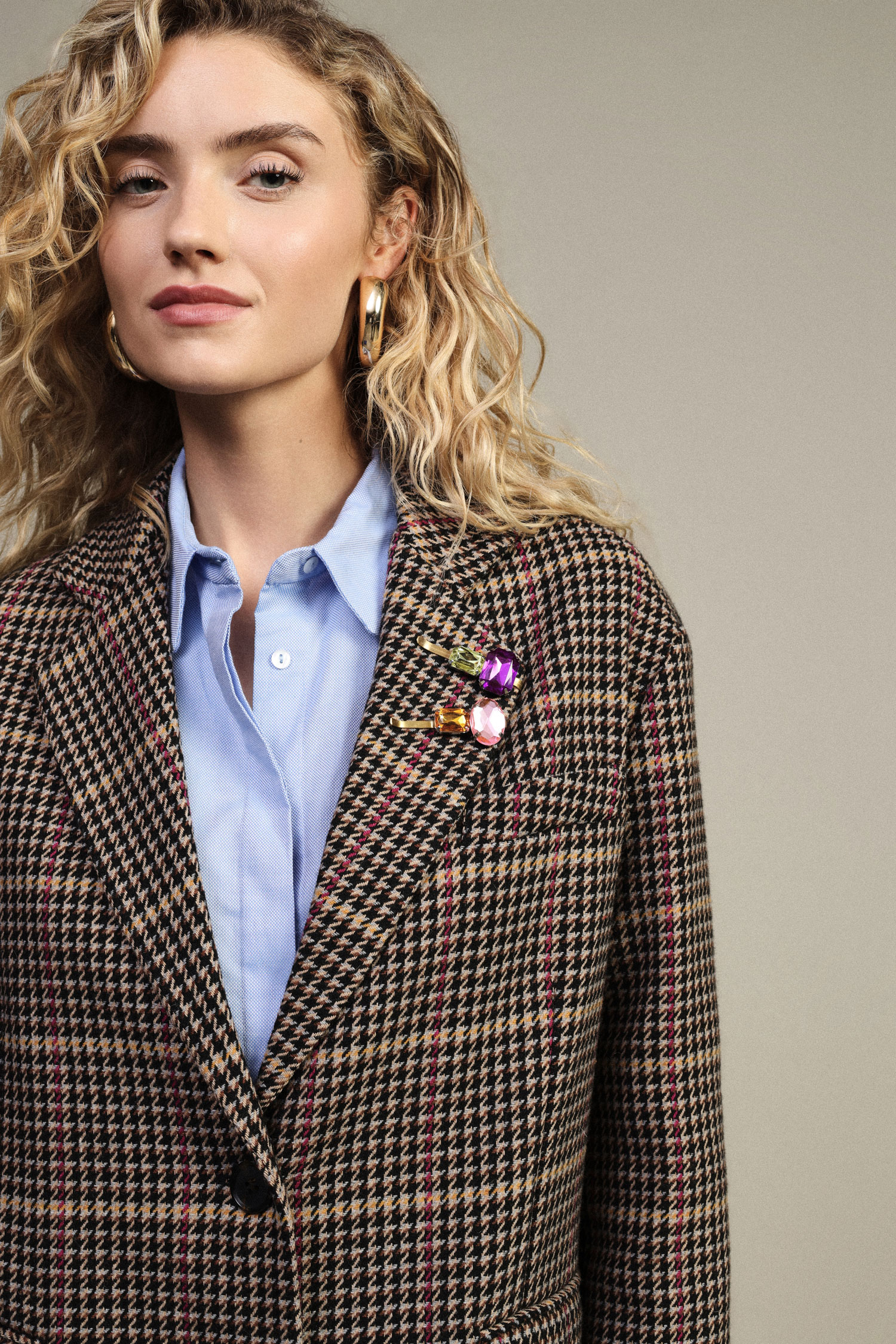 DIXIE · Blazer de pata de gallo - Imagen 3