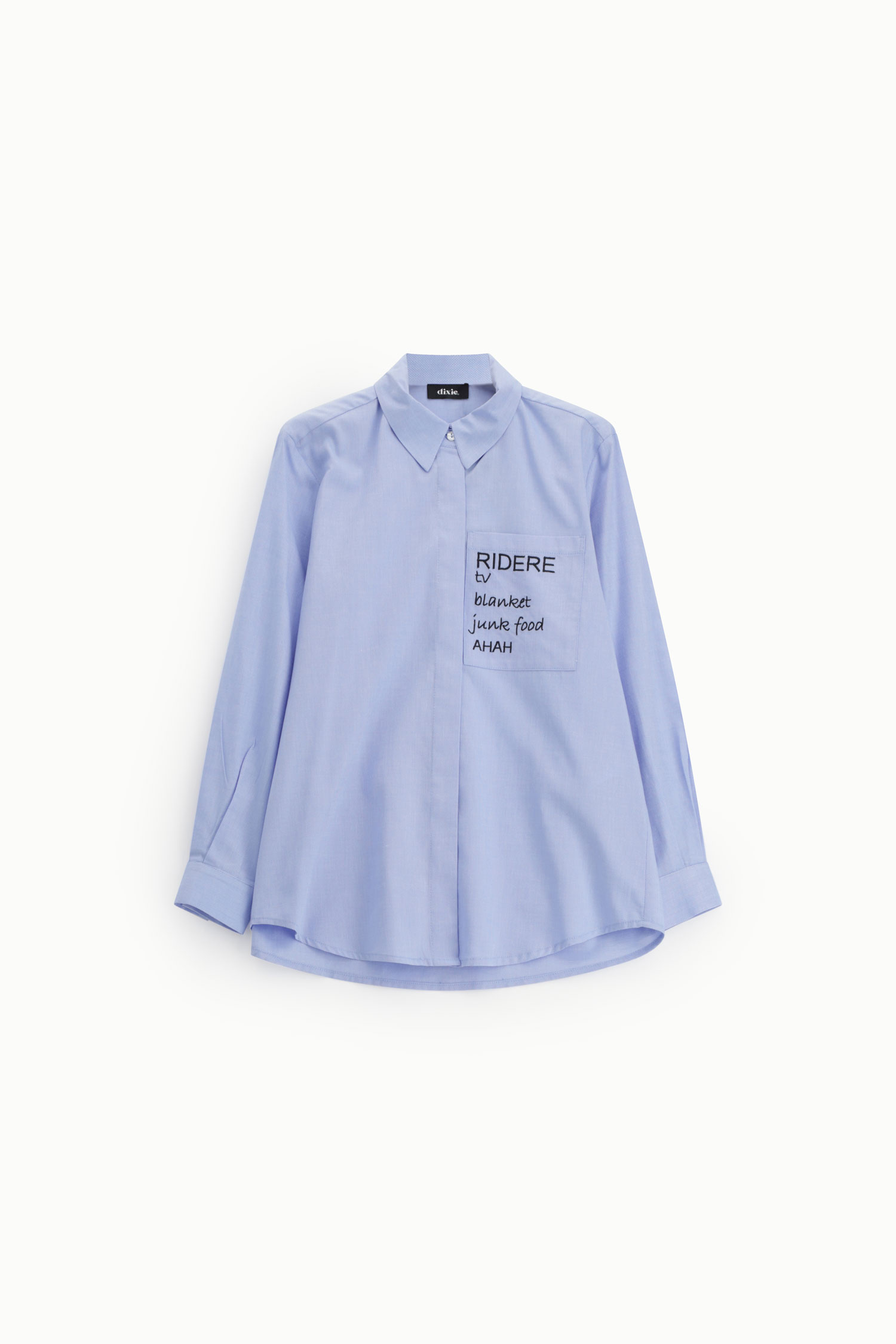 DIXIE · Camisa oxford con lettering - Imagen 4