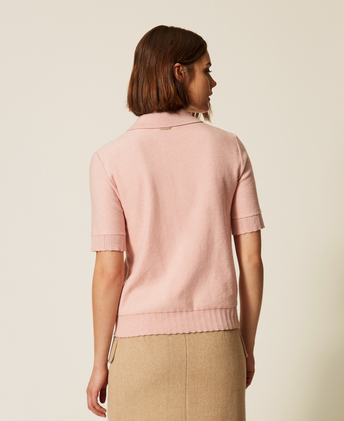 TWINSET · Polo de punto con broche - Imagen 4