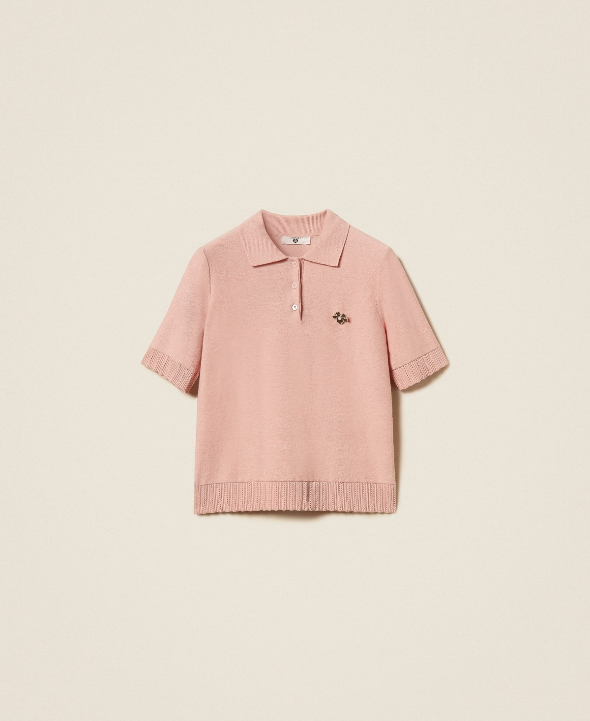 TWINSET · Polo de punto con broche - Imagen 6