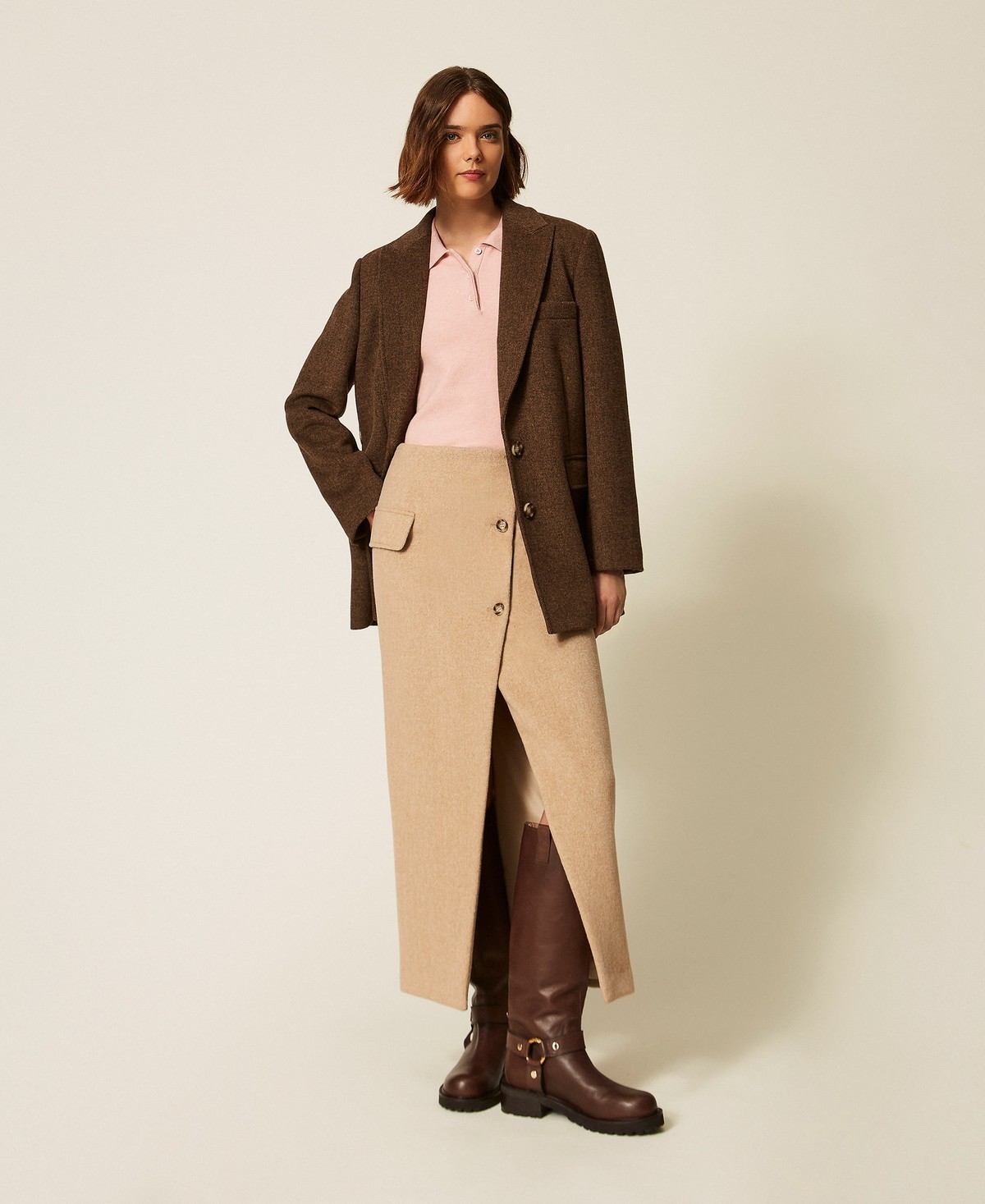 TWINSET · Polo de punto con broche - Imagen 5