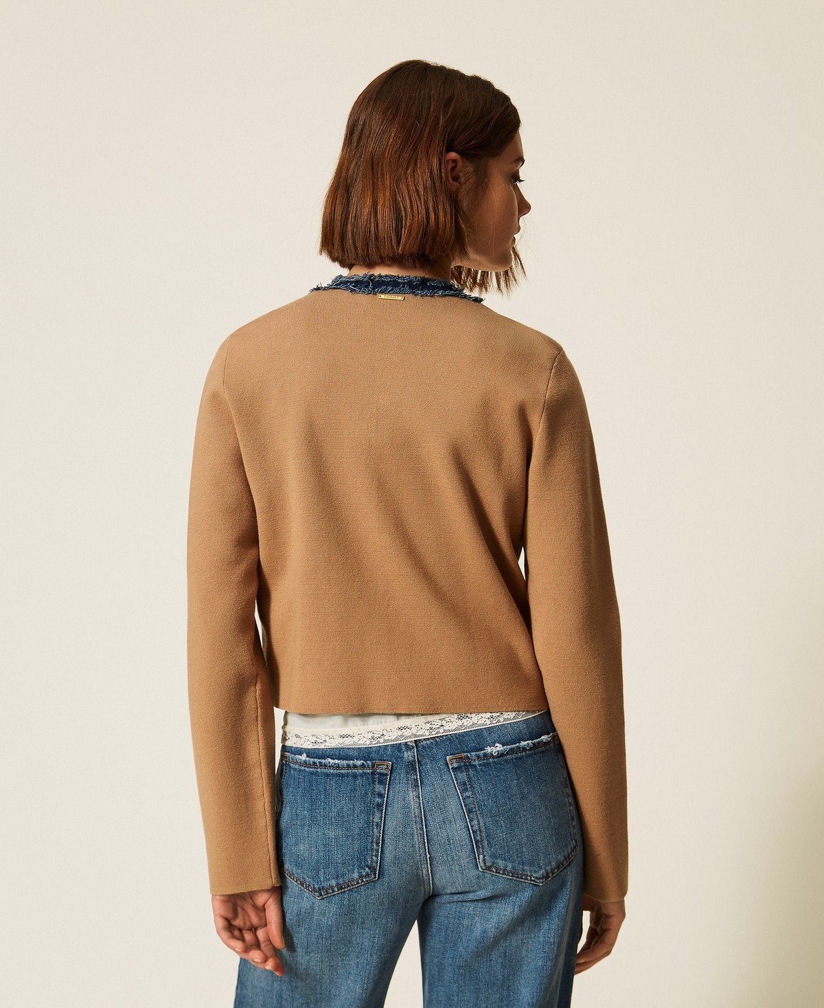 TWINSET · Cárdigan con pasamanería vaquera - Imagen 3