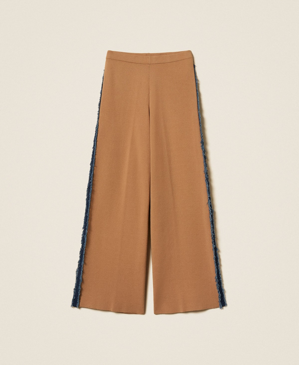TWINSET · Pantalón de punto con pasamanería vaquera - Imagen 5