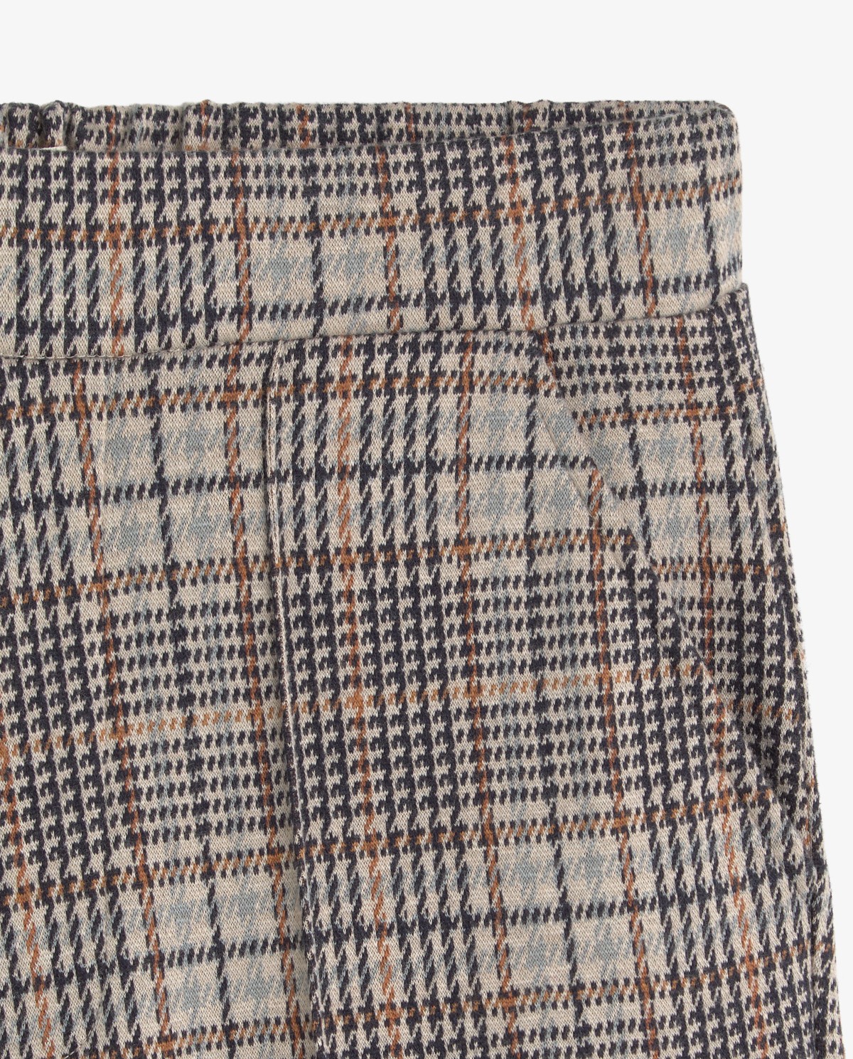 YERSE · Pantalón wide leg de cuadros - Imagen 8