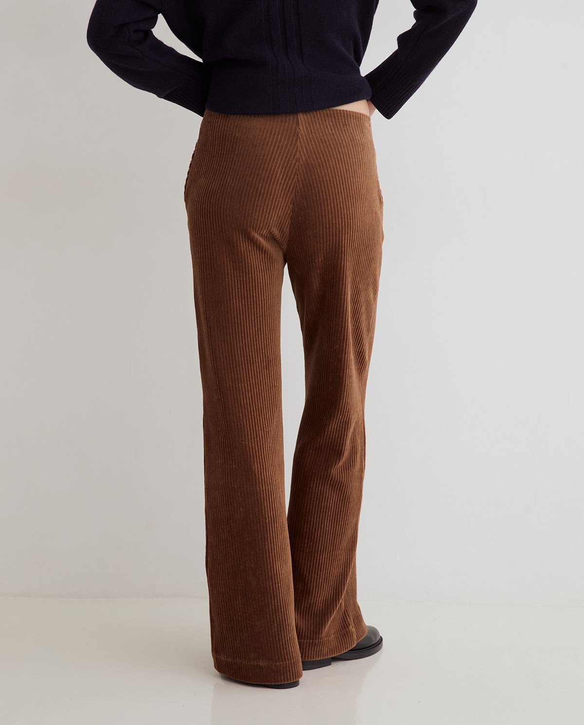 YERSE · Pantalón wide leg de pana - Imagen 6