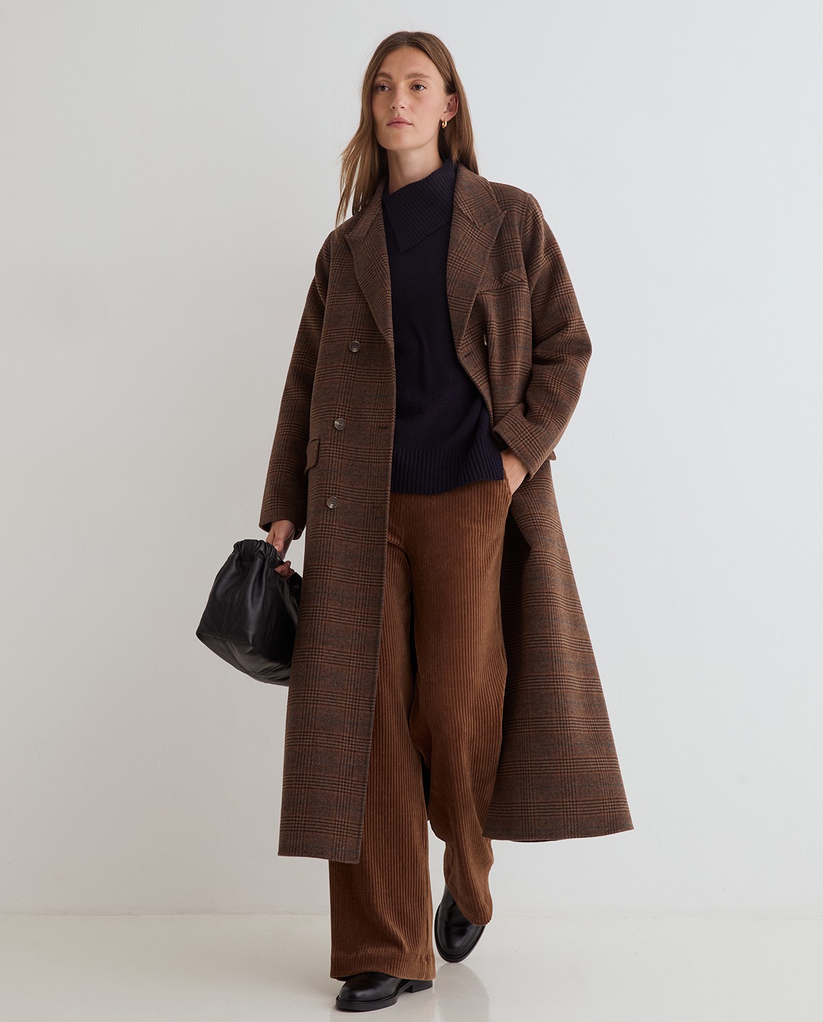 YERSE · Pantalón wide leg de pana