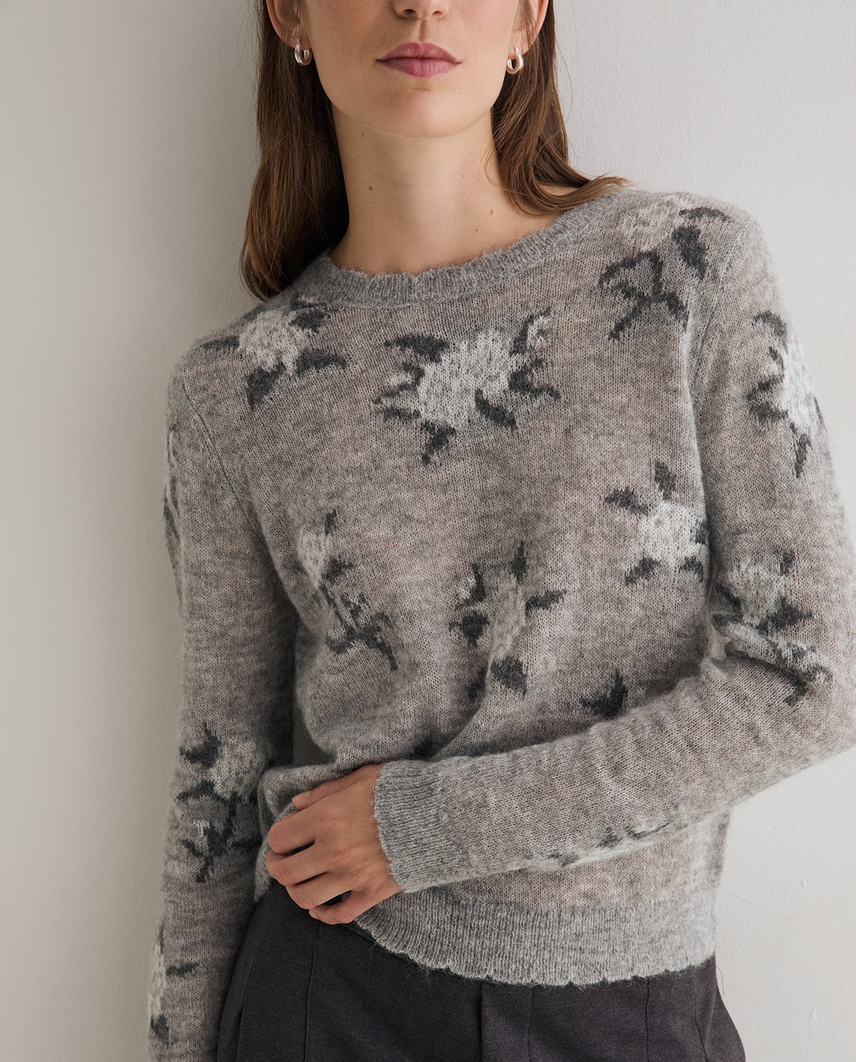 YERSE · Jersey de flores en dos colores - Imagen 11