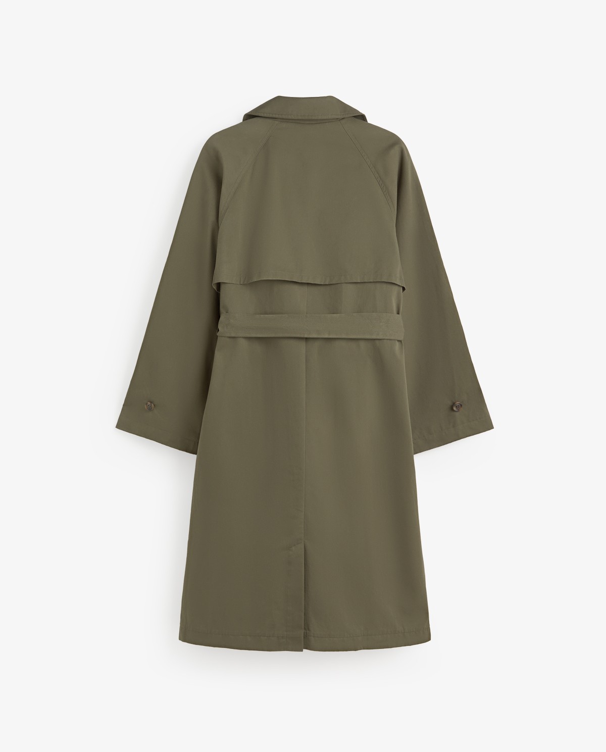 YERSE · Gabardina midi cruzada - Imagen 12