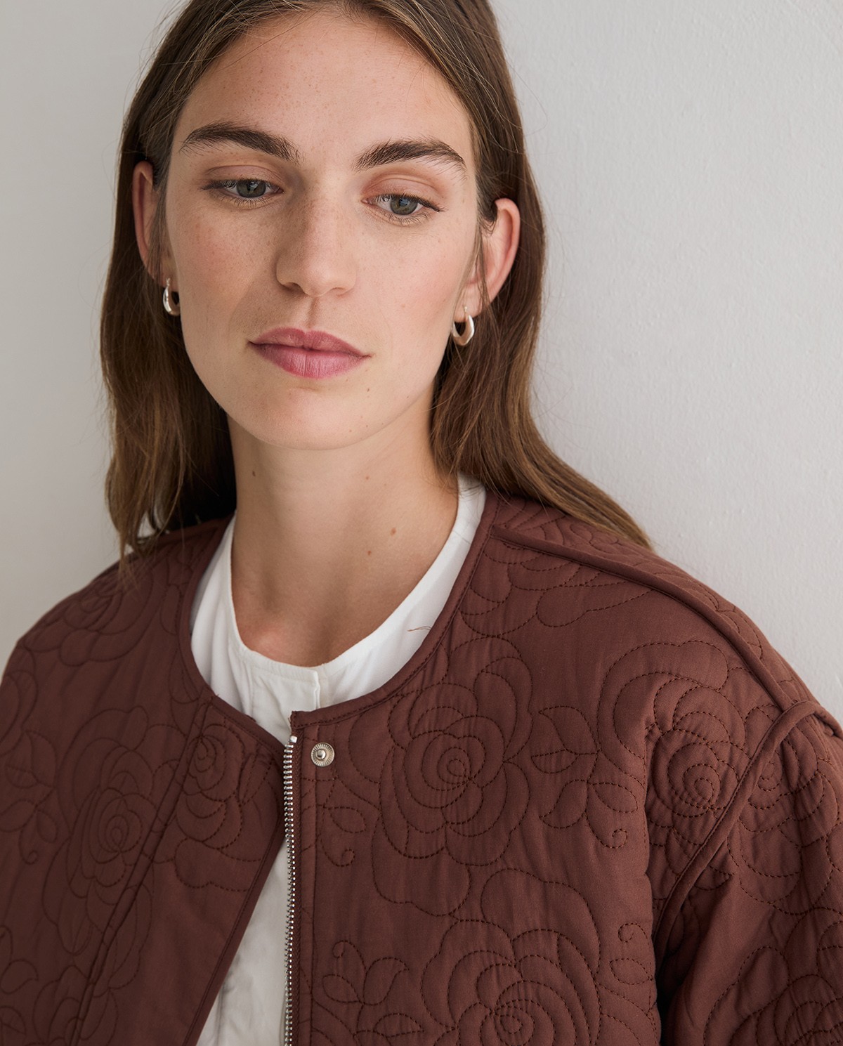 YERSE · Chaqueta acolchada bordada - Imagen 3