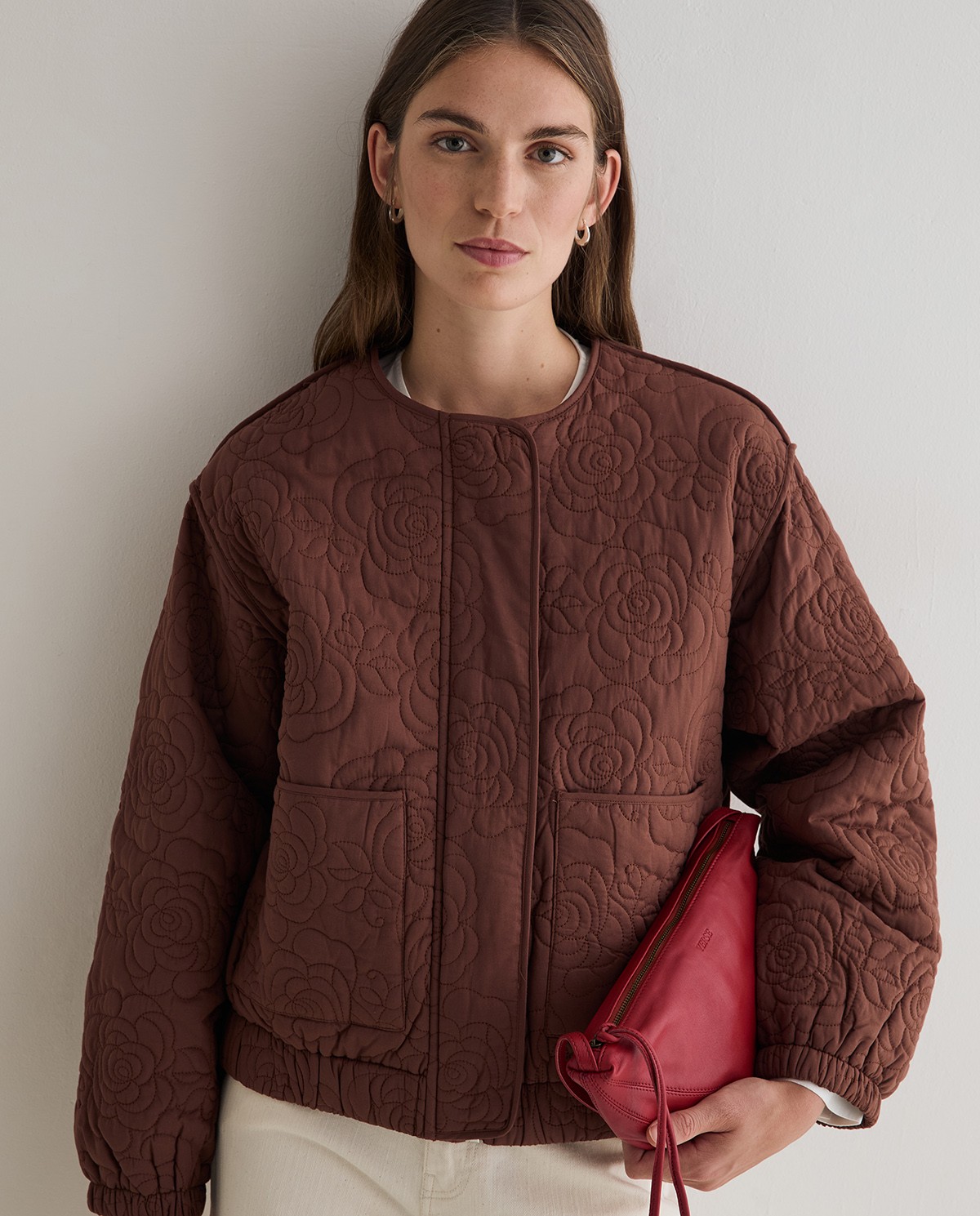 YERSE · Chaqueta acolchada bordada - Imagen 10