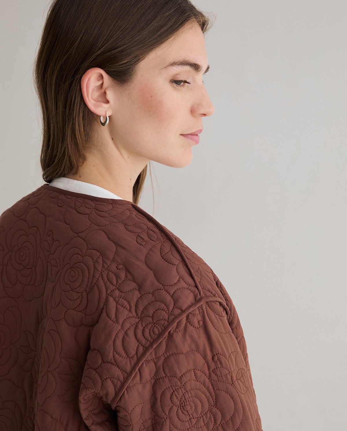 YERSE · Chaqueta acolchada bordada - Imagen 5