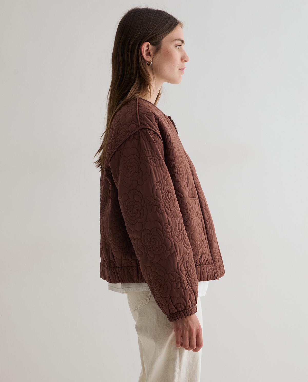 YERSE · Chaqueta acolchada bordada - Imagen 6