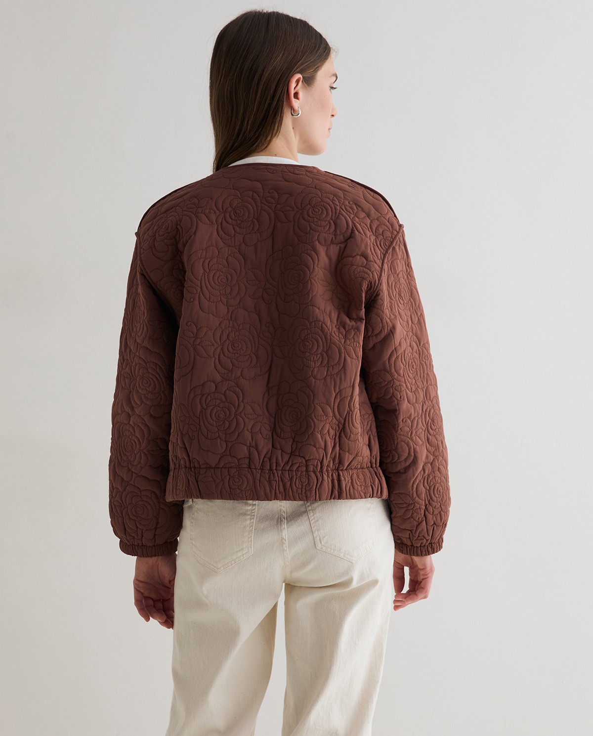 YERSE · Chaqueta acolchada bordada - Imagen 9