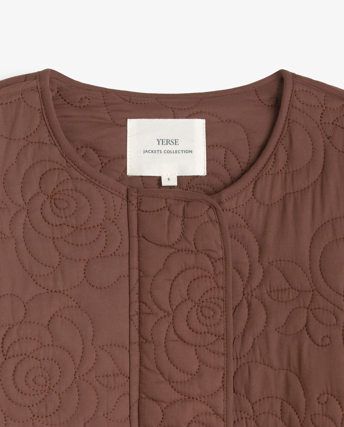 YERSE · Chaqueta acolchada bordada - Imagen 12