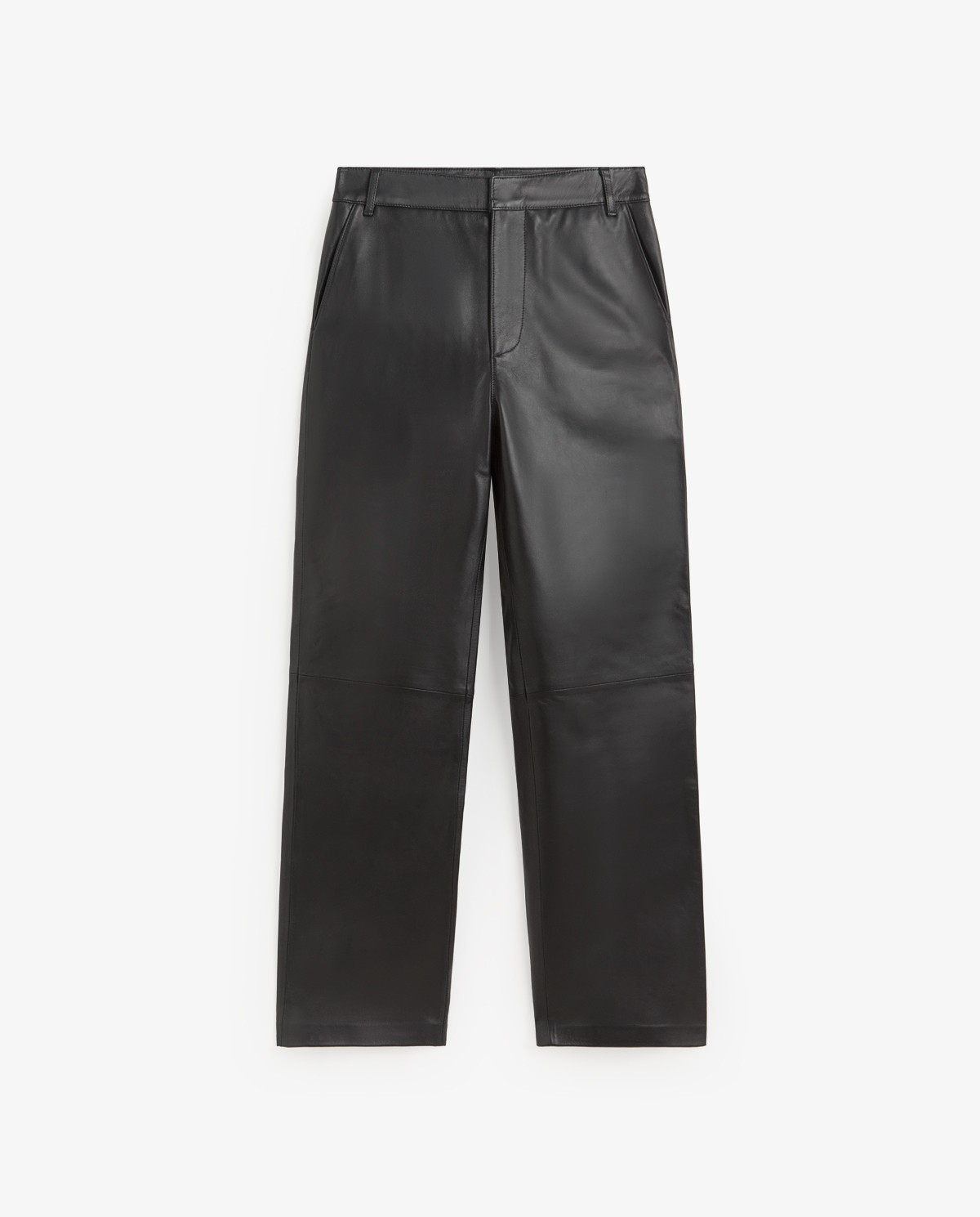 YERSE · Pantalón recto de piel - Imagen 8
