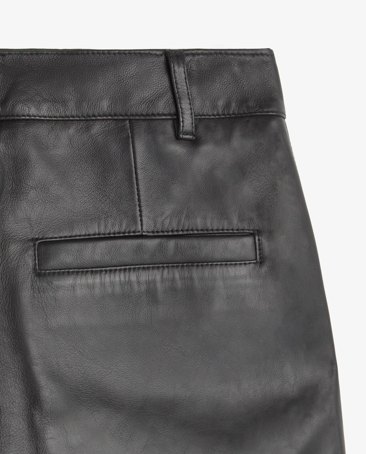 YERSE · Pantalón recto de piel - Imagen 9