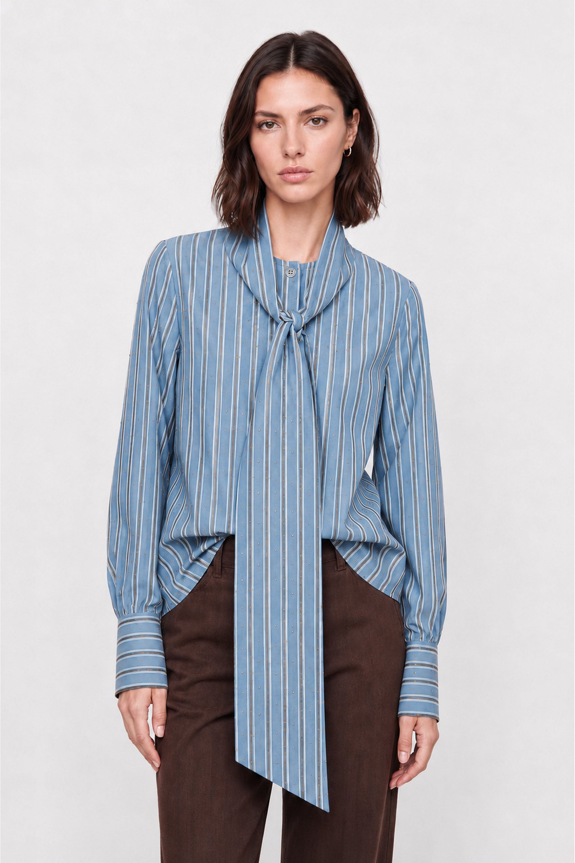 KOCCA · Camisa de rayas con lazo · Remigio